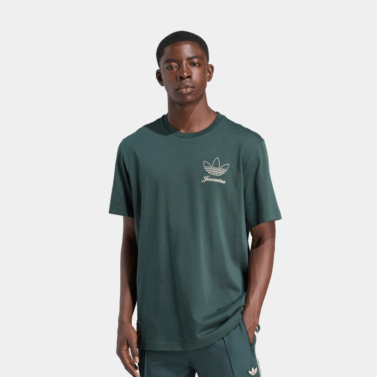 Juventus Culture Icon Mens Short Sleeve Shirt (Green/White)