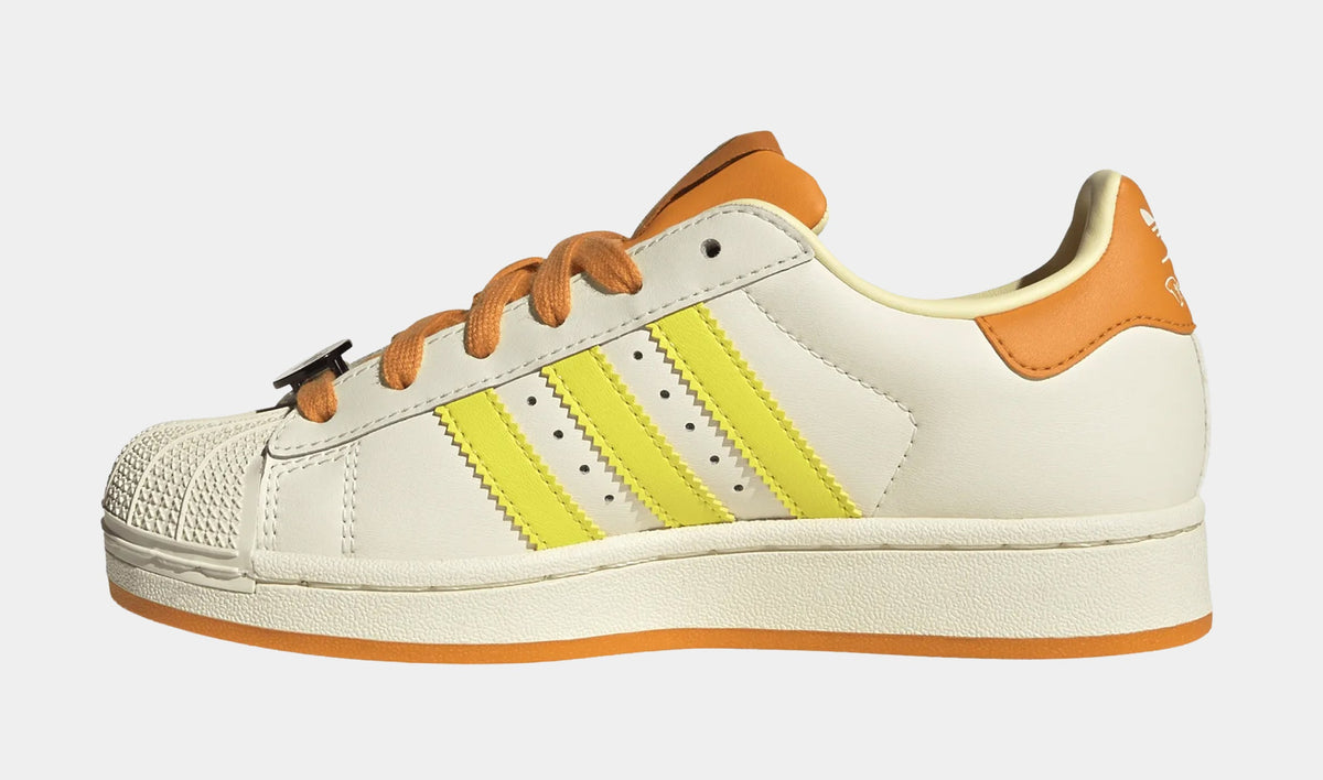 Pokemon x Adidas Superstar II Charmander Grade School Lifestyle Shoes (Cream White/Shock Yellow/Bright Orange)