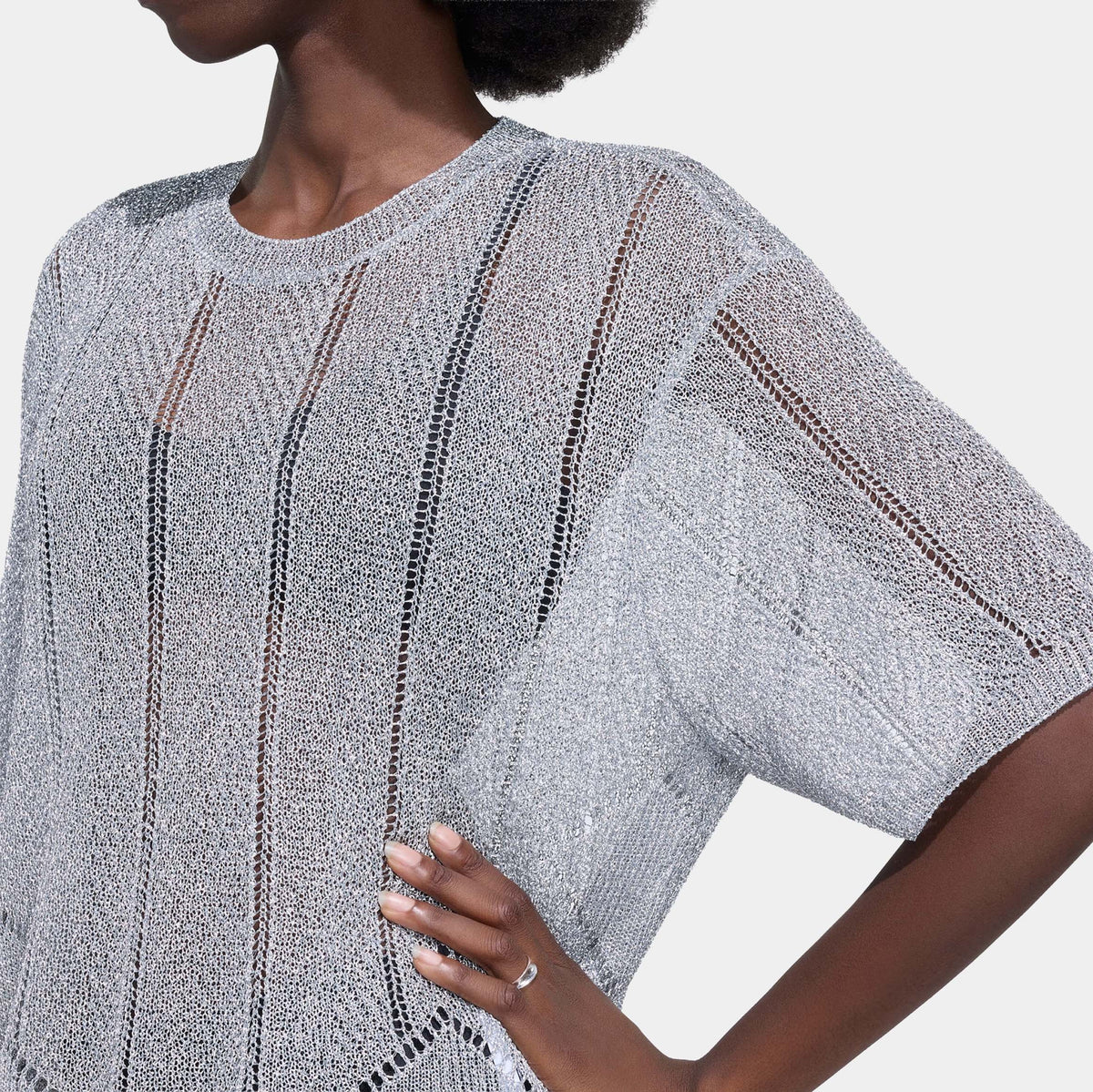 Adilenium Season 5 Silver Knitted Womens Jersey (Antique Silver)