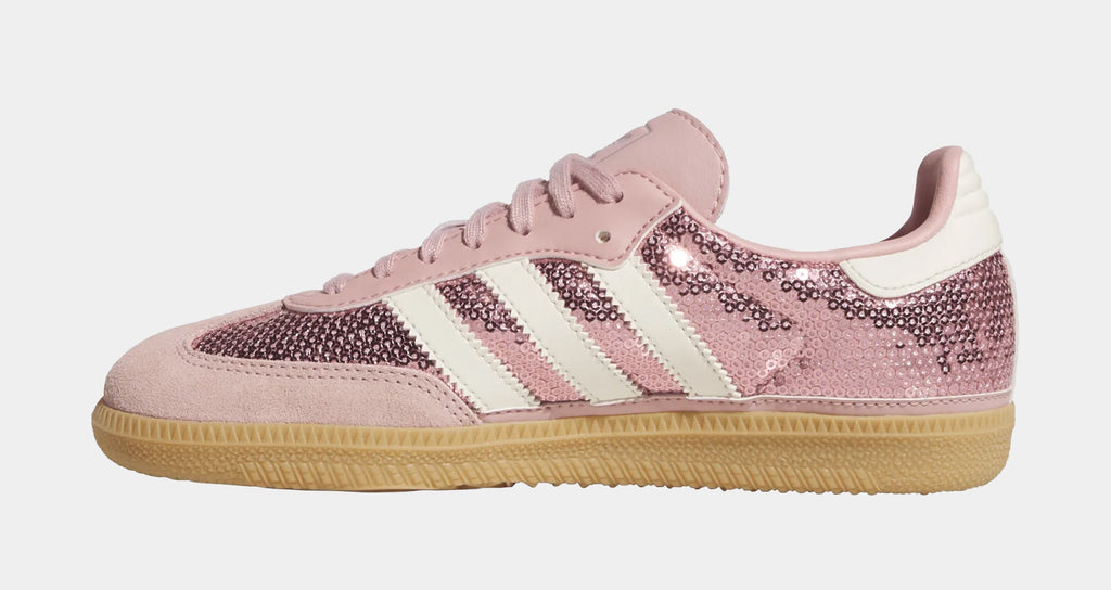 Samba OG Wonder Mauve Grade School Lifestyle Shoes (Wonder Mauve/Cream White/Tech Grey Metallic)
