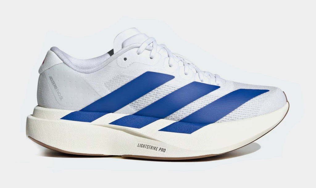 Adizero EVO SL Grade School Running Shoes (Cloud White/Royal Blue/Pure Ruby)