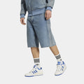 Firebird Adicolor Mid Rise Straight Leg Denim Mens Shorts (Worn Blue Denim)