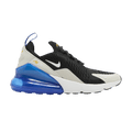 Nike Air Max 270 GS 'Black Game Royal' — Black/Game Royal/Light Bone/White