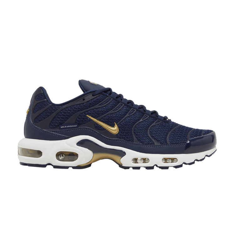 Nike Air Max Plus 'French Football Federation' — Midnight Navy/White/University Red/Metallic Gold