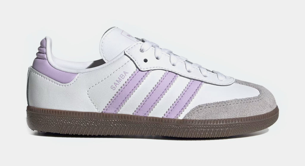 Samba OG Preschool Lifestyle Shoes (Cloud White/Powder Plum/Gum)
