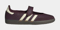 Samba Jane Womens Lifestyle Shoes (Maroon/Cream White/Gold Metallic)