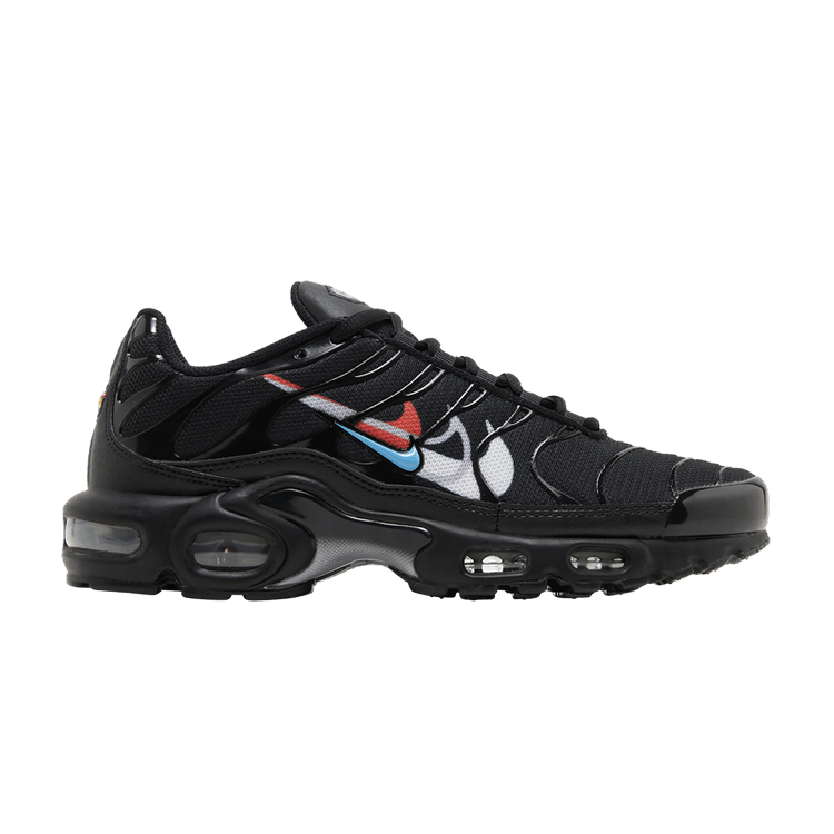 Nike Air Max Plus 'Multi Swoosh - Black Bright Crimson'
