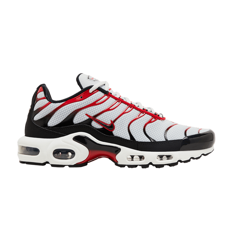 Nike Air Max Plus 'Platinum Black University Red'