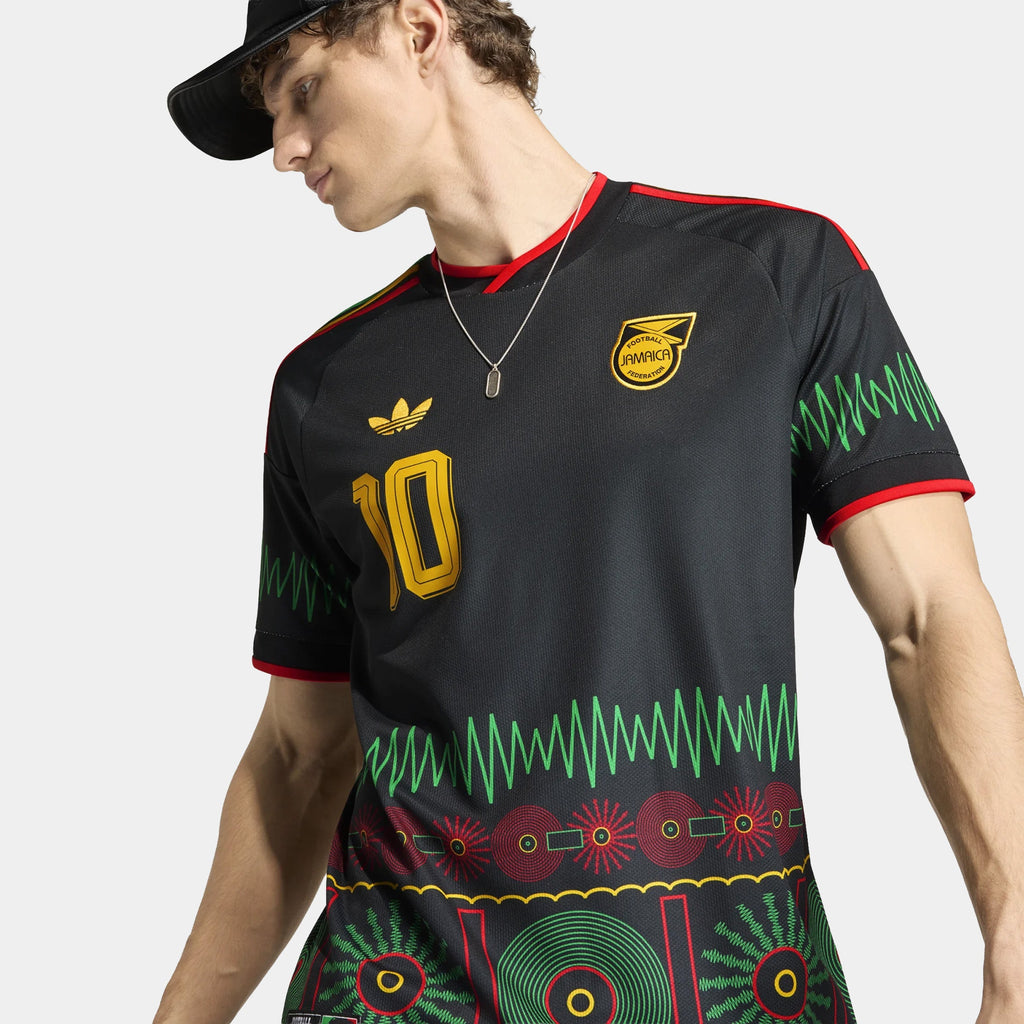 Jamaica 26 x Bob Marley Away Mens Jersey (Black)
