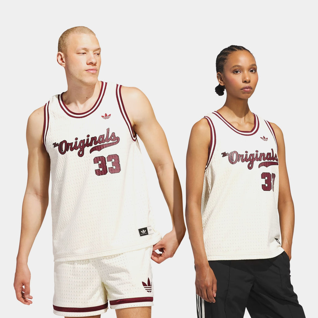 Originals Basketball Mens Jersey (Biege/Red)