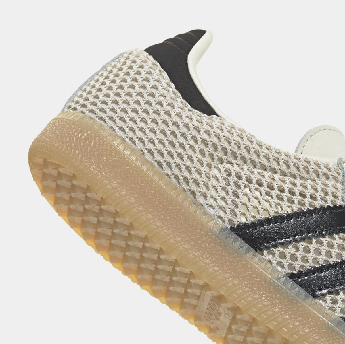Samba OG Open Mesh Womens Lifestyle Shoes (Off White/Carbon/Gold Metallic)