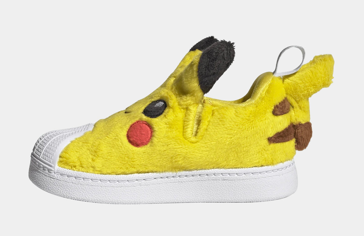 Pokemon x adidas Superstar Quickon Pikachu Infant Toddler Lifestyle Shoes (Yellow/Core Black/Cloud White)