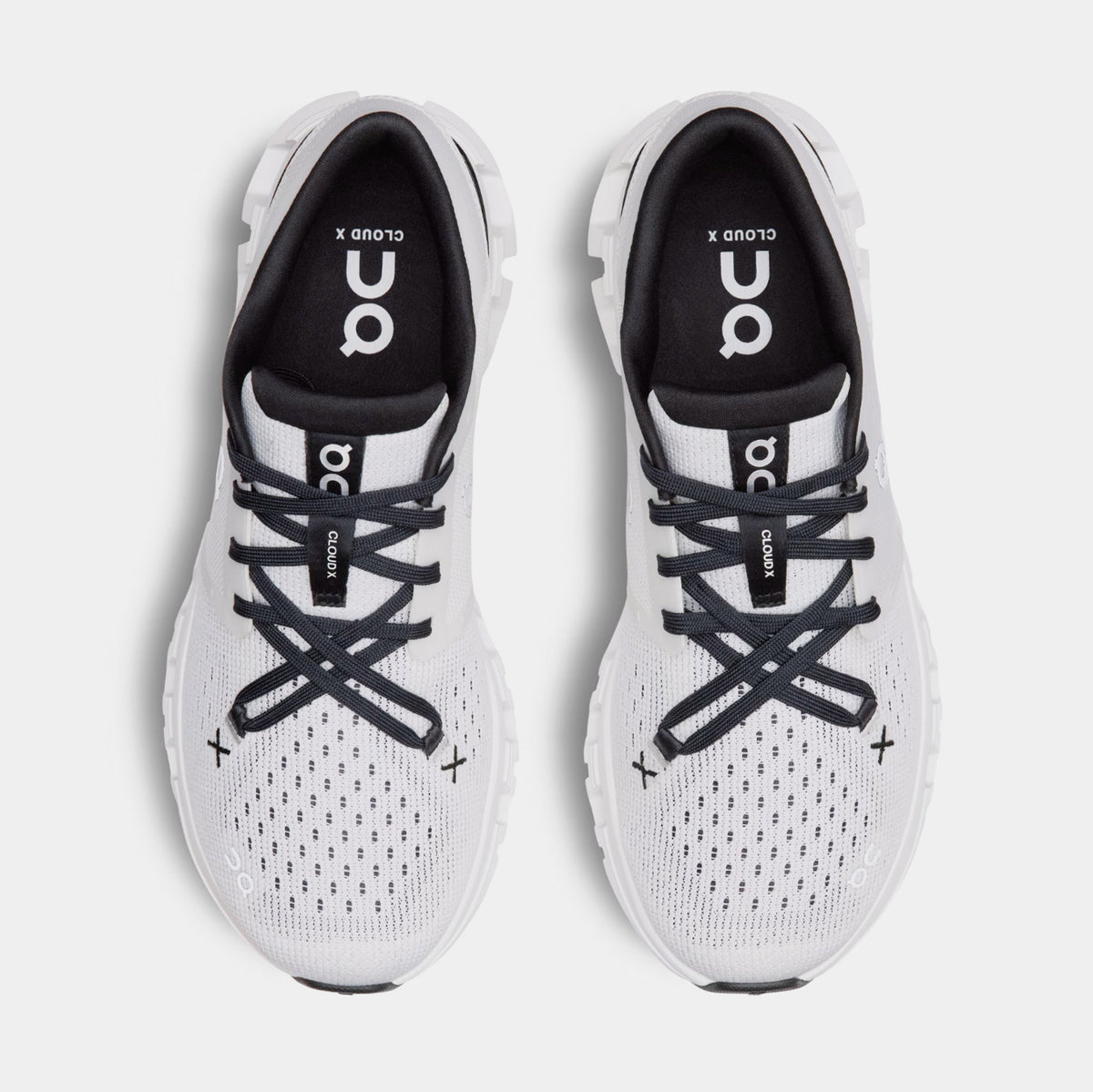 Cloud X Womens Running Shoes (Ivory/Black)