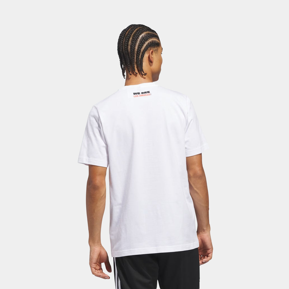 FIFA World Cup '26 Host City Los Angeles Graphic Mens Short Sleeve Shirt (White)