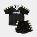Archive Jersey Short Infant Toddler Set (Black)