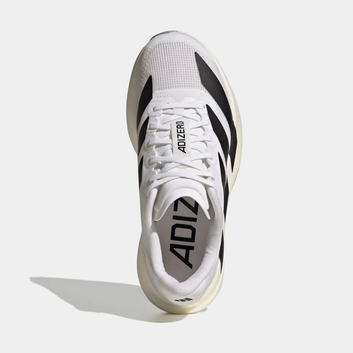 Adizero Evo SL Grade School Running Shoes (Cloud White/Cloud Black/Cloud White)