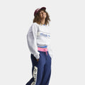 Adisignature Block Womens Crewneck (Light Grey Heather)