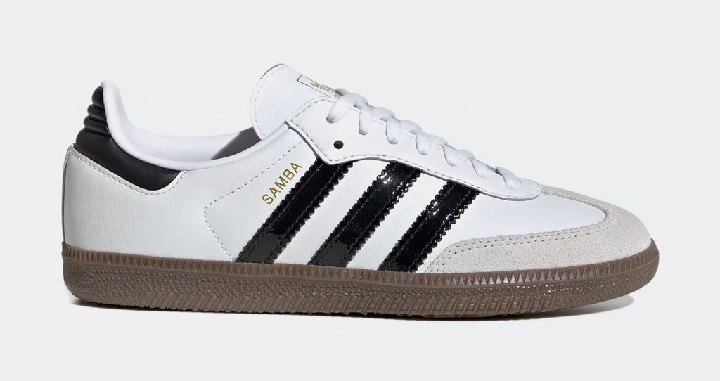 Samba OG Grade School Lifestyle Shoes (White/Black/Gum)
