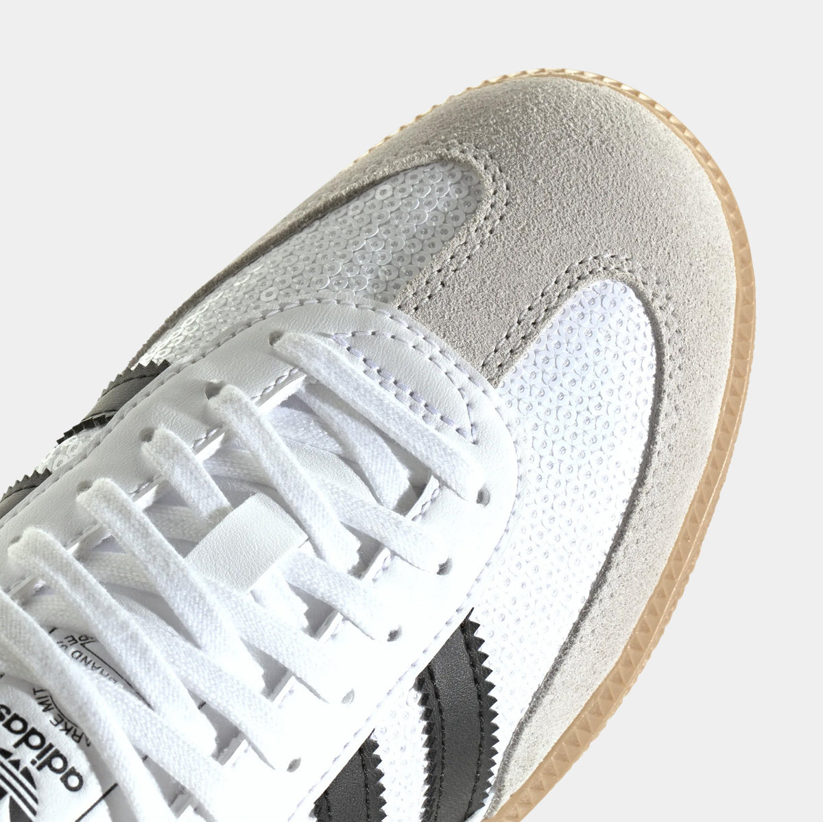 Samba OG Sequin Grade School Lifestyle Shoes (Cloud White/Core Black/Grey One)