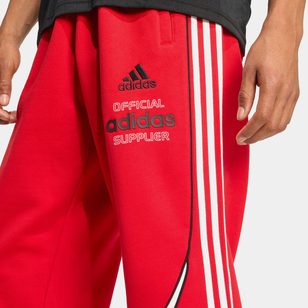 Teamgeist Graphic Fleece Mens Pants (Better Scarlet/White)