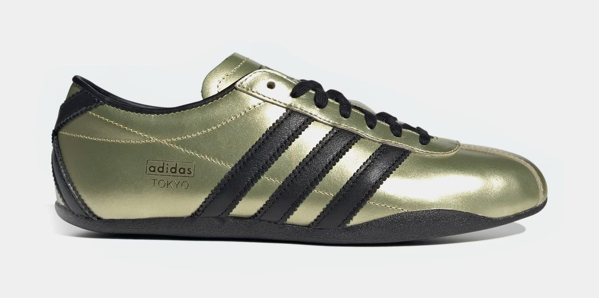 Tokyo Womens Lifestyle Shoes (Gold Metallic/Core Black/Gold Metallic)