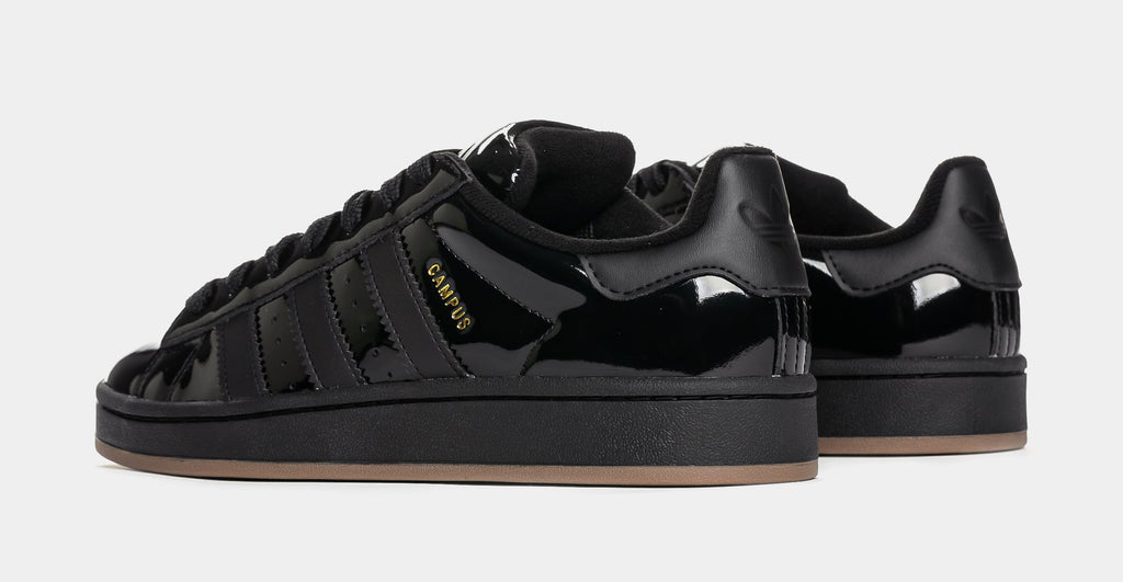 Campus 00s Patent Leather Mens Lifestyle Shoes (Core Black/Core Black)