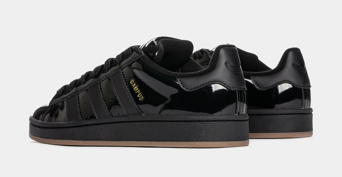 Campus 00s Patent Leather Mens Lifestyle Shoes (Core Black/Core Black)