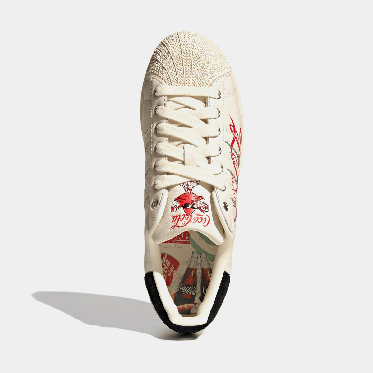 Superstar II x Coca Cola Mens Lifestyle Shoes (Core White/Core Black/Cream White)