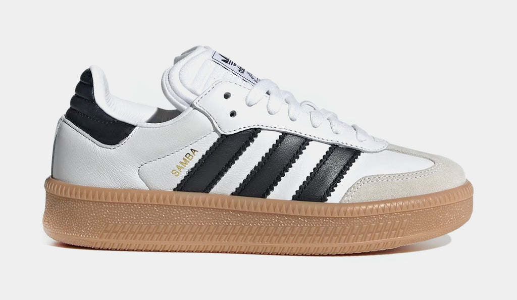 Samba XLG Grade School Lifestyle Shoes (White/Black)