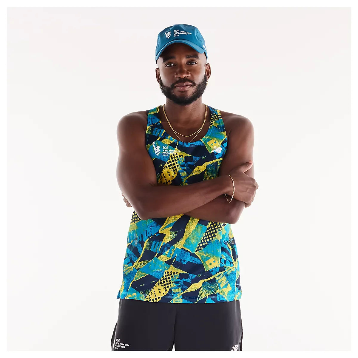 Men's NYC Marathon RC Essential Printed Singlet