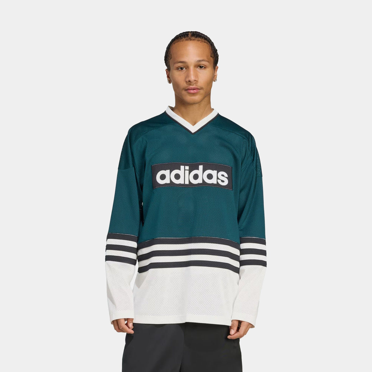 3 Stripes Hockey Mens Jersey (Aurora Ivy)