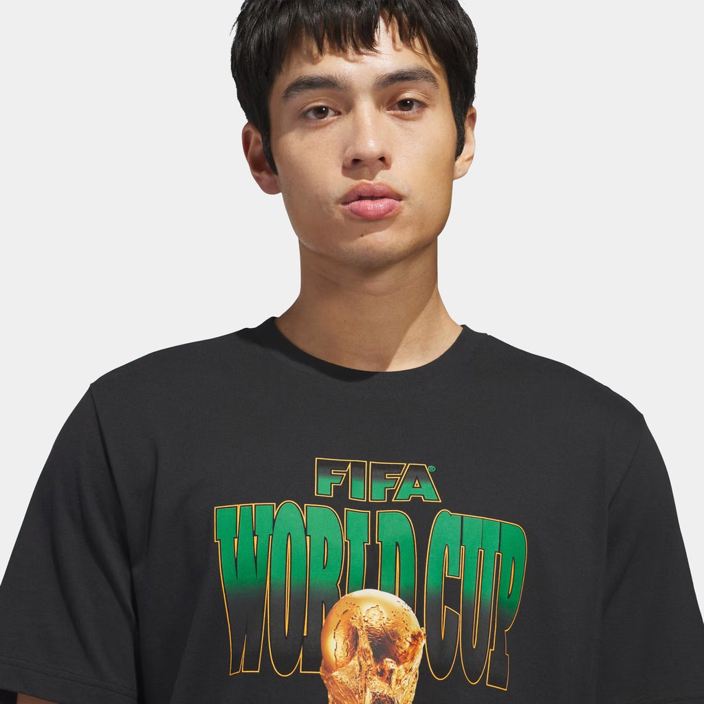 FIFA World Cup '26 Tour Graphic Mens Short Sleeve Shirt (Black)