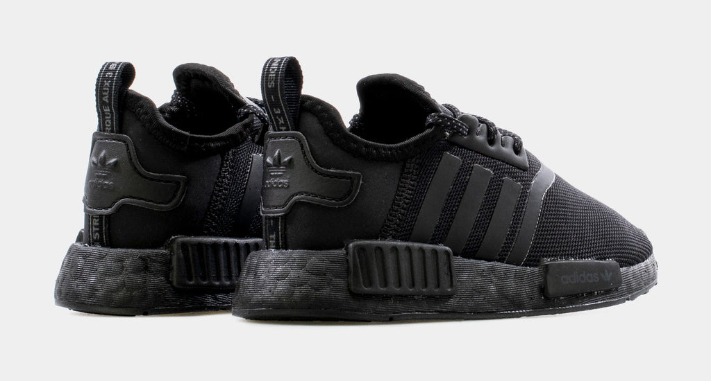 NMD R1 Infant Toddler Running Shoe (Black)