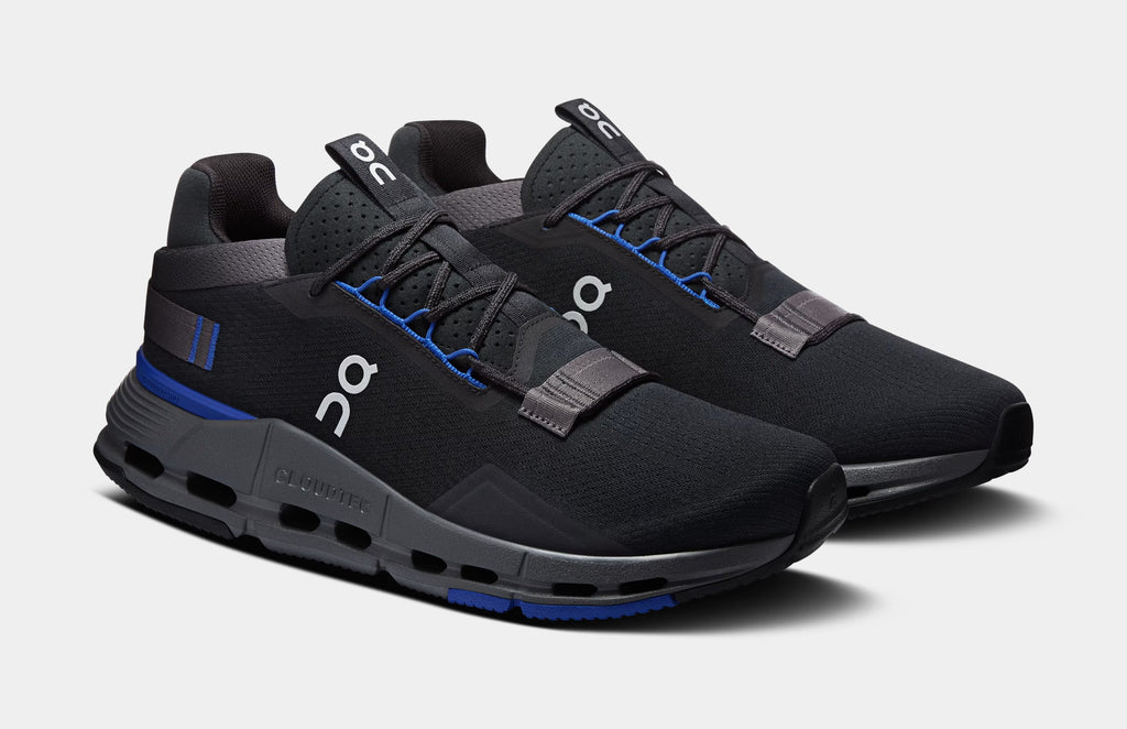 Cloudnova 2 Mens Running Shoes (Black/Indigo)