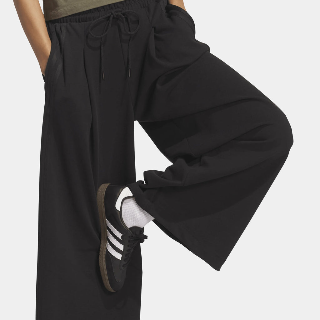 Wide Leg Womens Pants (Black)