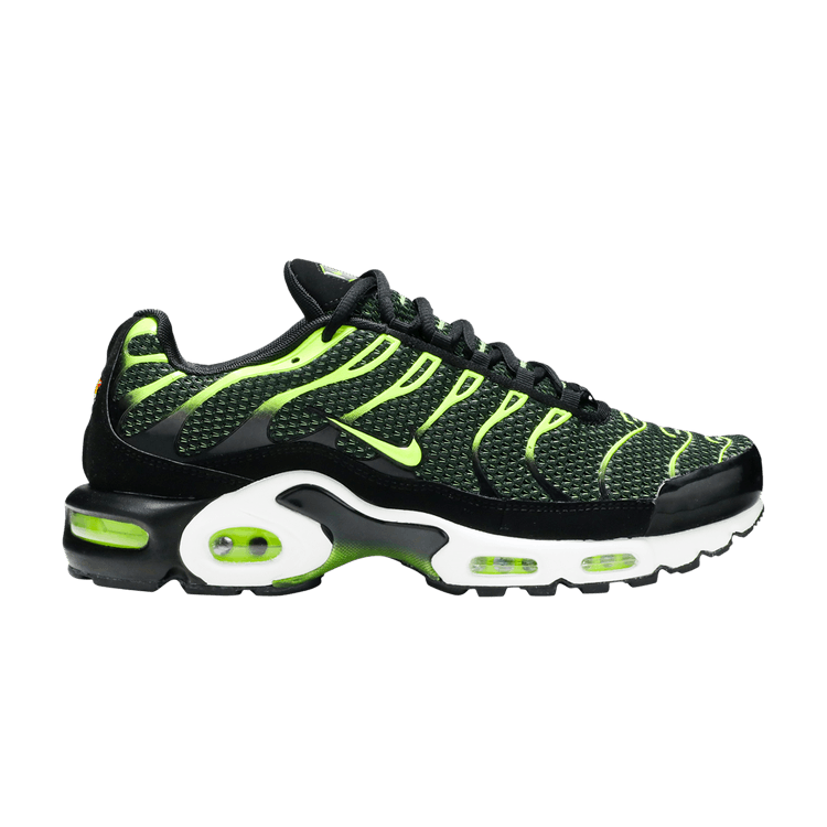 Nike Air Max Plus 'Black Volt' — Black/Dark Grey/White/Volt