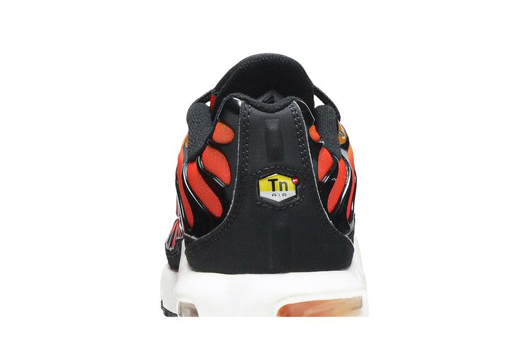 Nike Air Max Plus GS 'Sunset' — Black/Pimento-Bright Ceramic