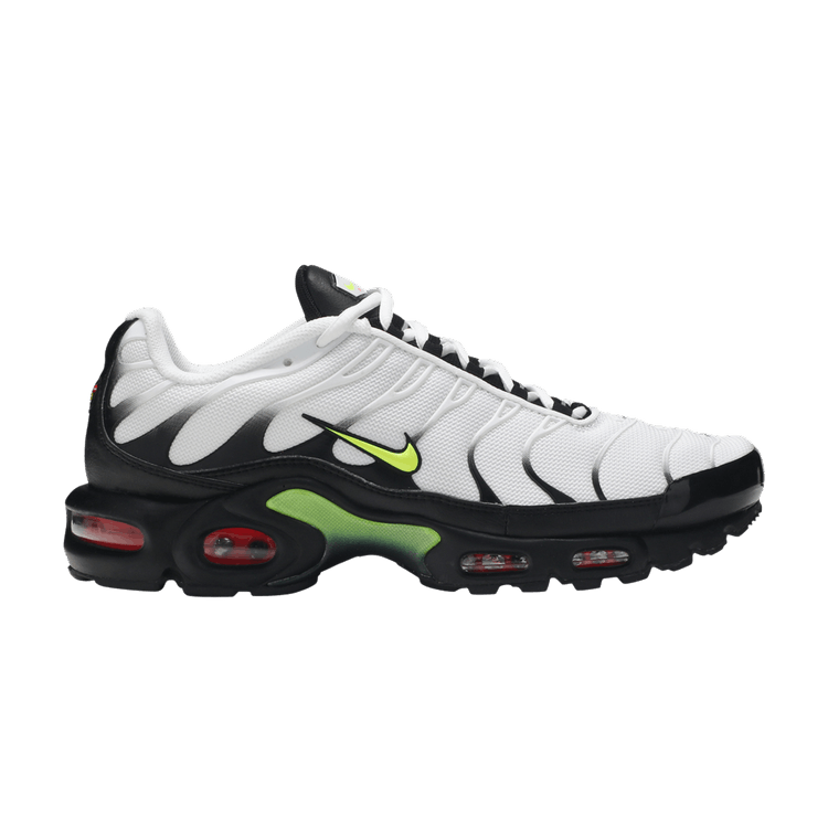 Nike Air Max Plus 'Black Volt' — White/Volt/Black