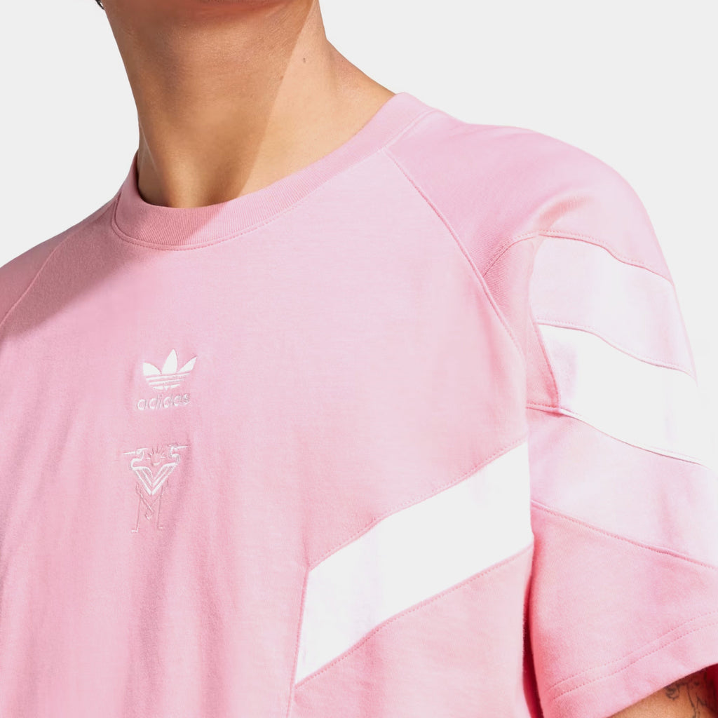 Inter Miami CF Originals Mens Short Sleeve Shirt (Easy Pink/White)