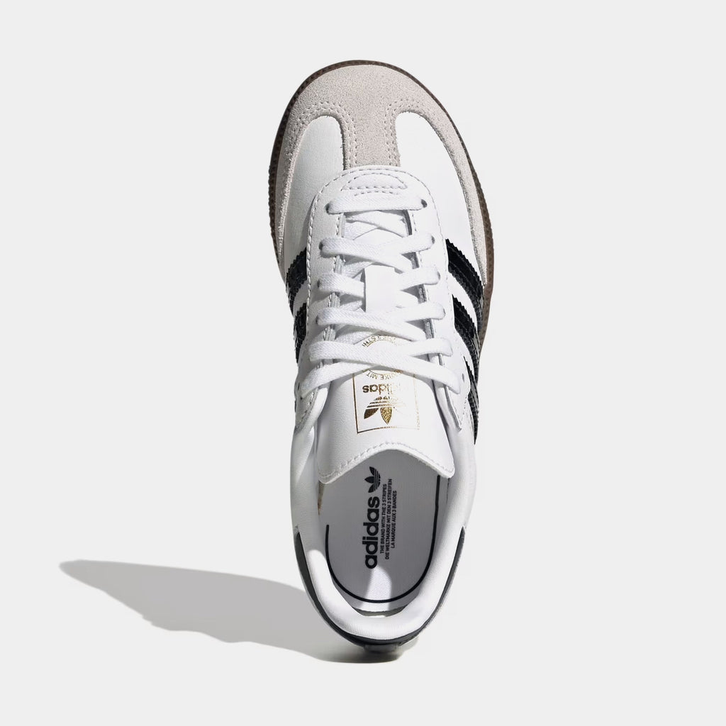 Samba OG Preschool Lifestyle Shoes (Cloud White/Core Black/Gum)