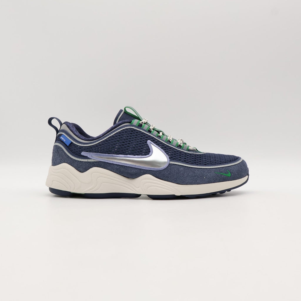 HV4847-400 UNDEFEATED Nike Air Zoom Spiridon Thunder Blue Silver (Men's)