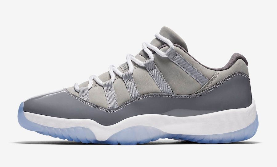 528895-003 Nike Air Jordan 11 Low "Cool Grey" (Men's)