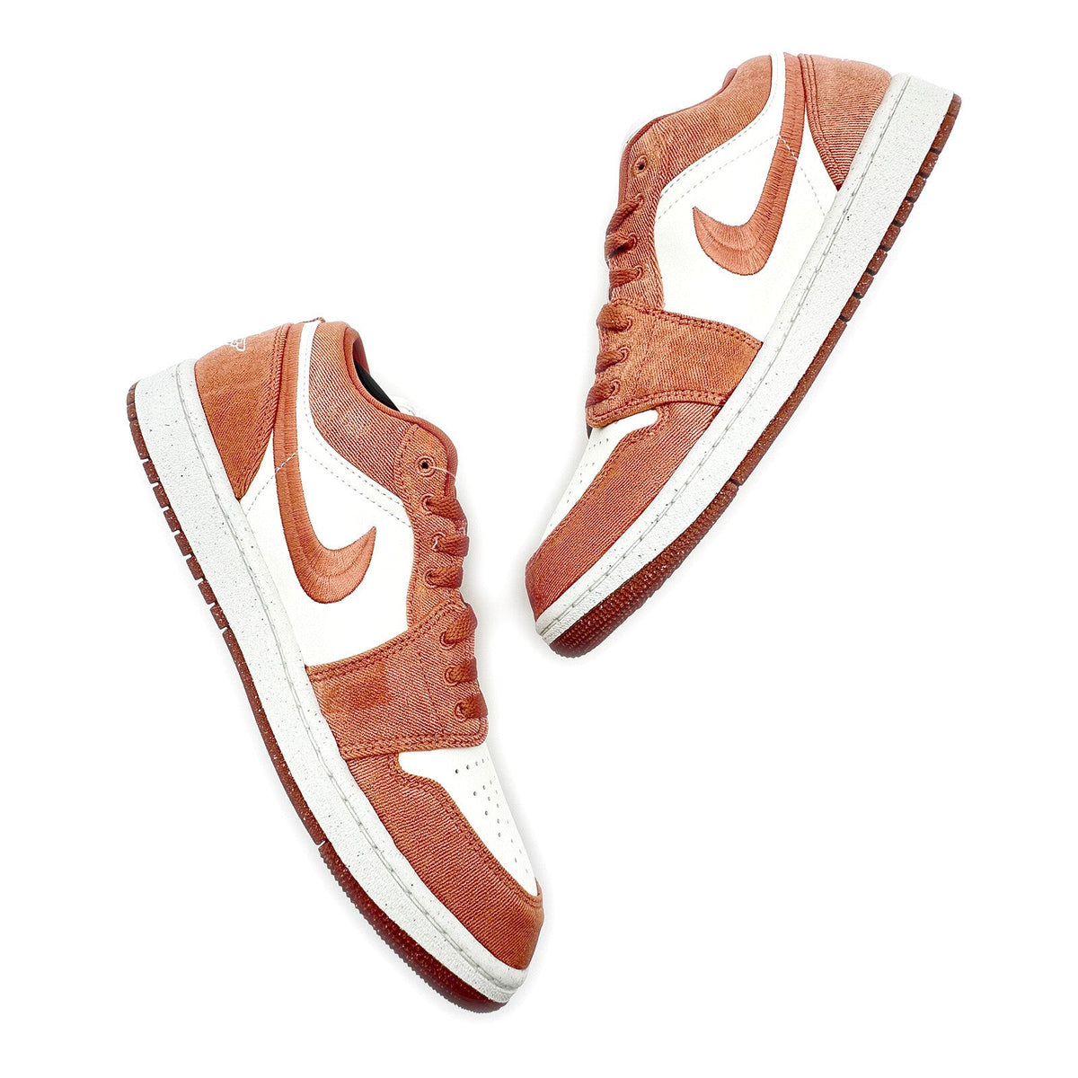 FN3722-801 Nike Air Jordan 1 Low SE Canvas Sky J Orange Sail (Women's)