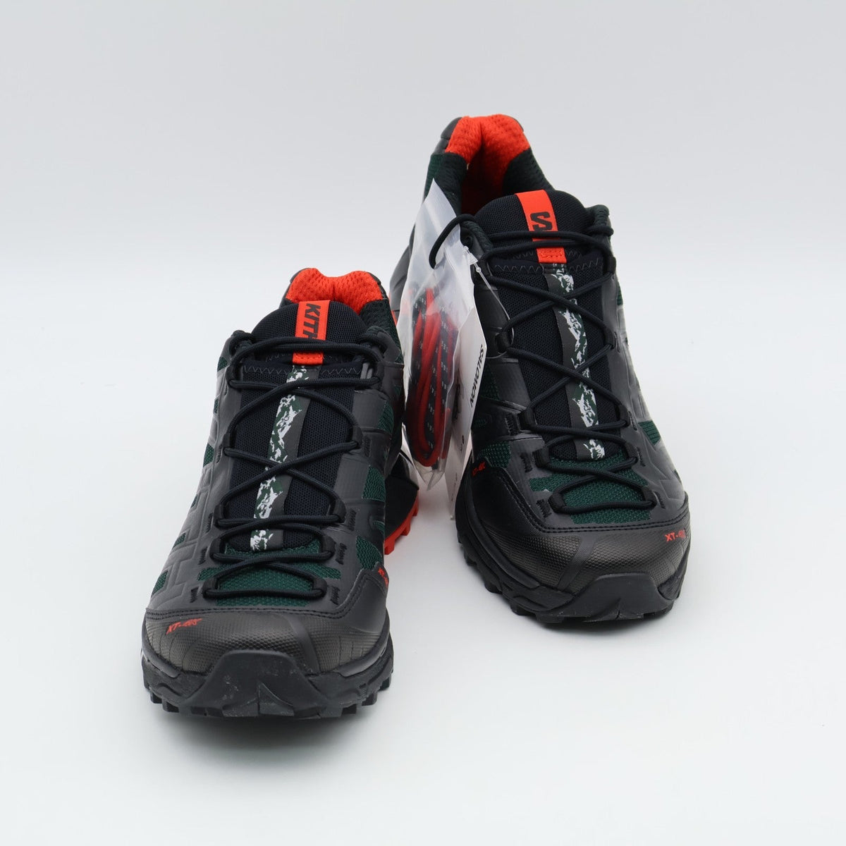 L47772300 KITH Salomon XT-4K Black Scarab Fiery Red (Men's)