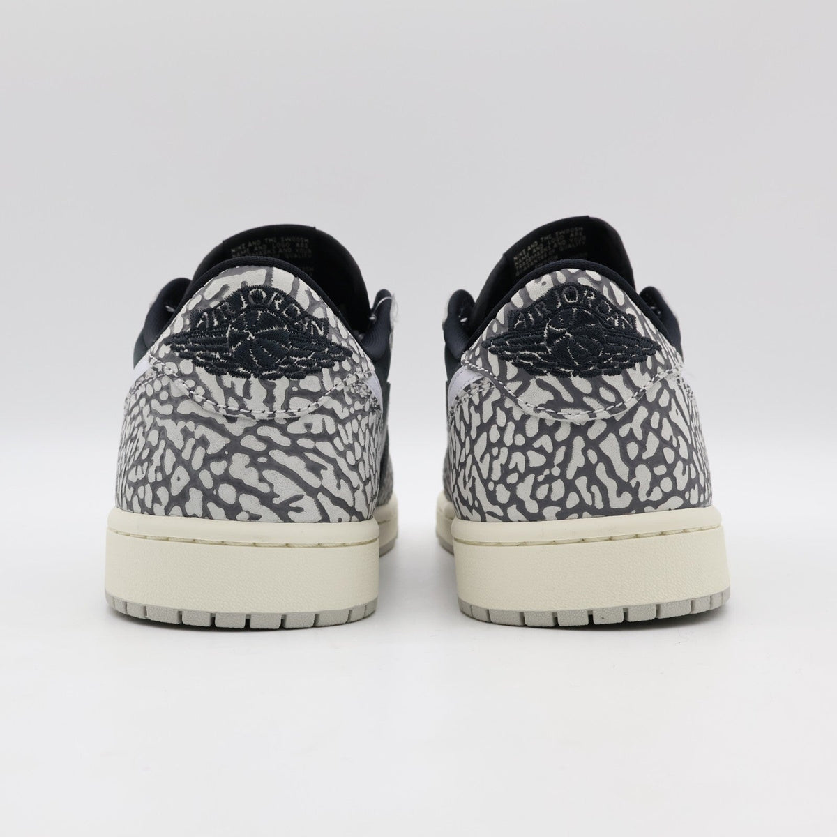 CZ0790-001 Nike Air Jordan 1 Retro Low OG Black Cement Muslin Tech Grey (Men's)