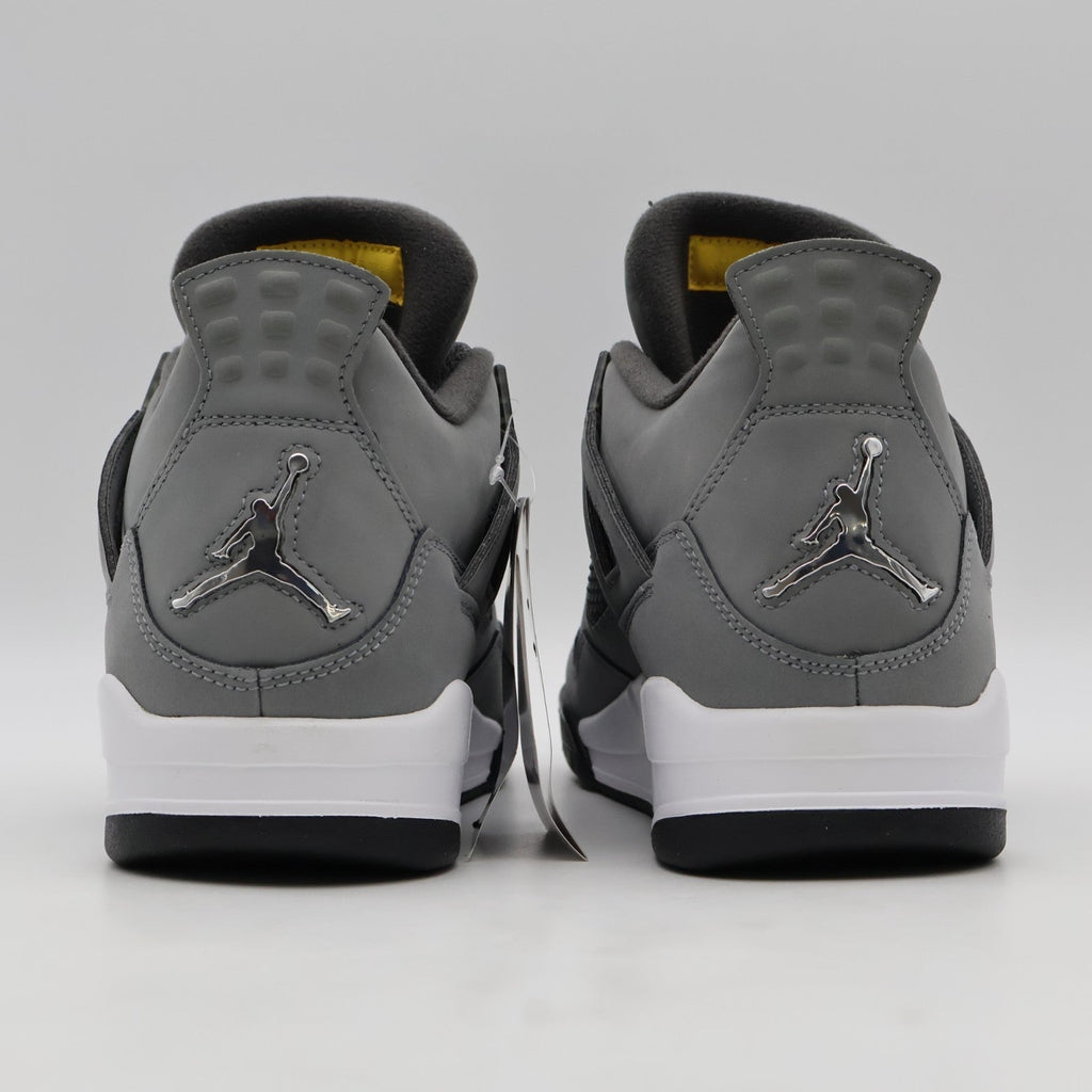 308497-007 Nike Air Jordan 4 Retro Cool Grey Chrome Dark Charcoal White Steel