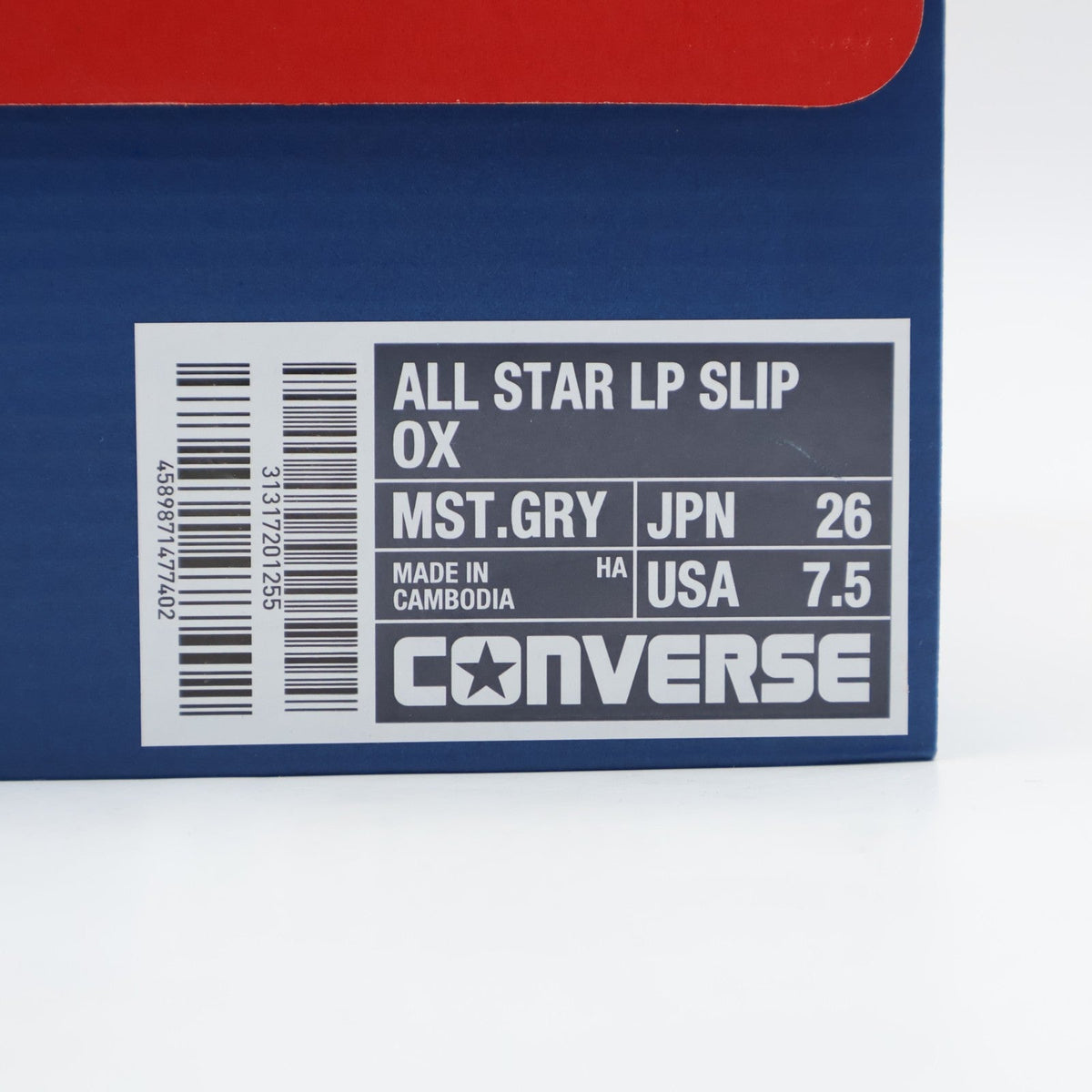 31317201 Converse All Star LP Slip OX Mist Gray (Men's)