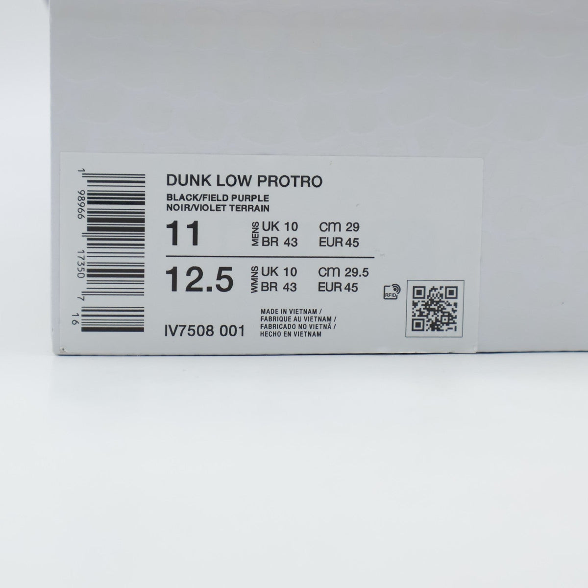 IV7508-001 Barcelona Ã Kobe Bryant Ã Nike Dunk Low Protro (Men's)
