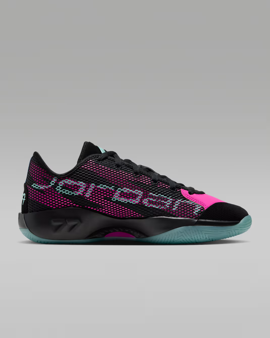 IF1611-004 Nike Luka 77 PF "Black/Laser Fuchsia" (Men's)