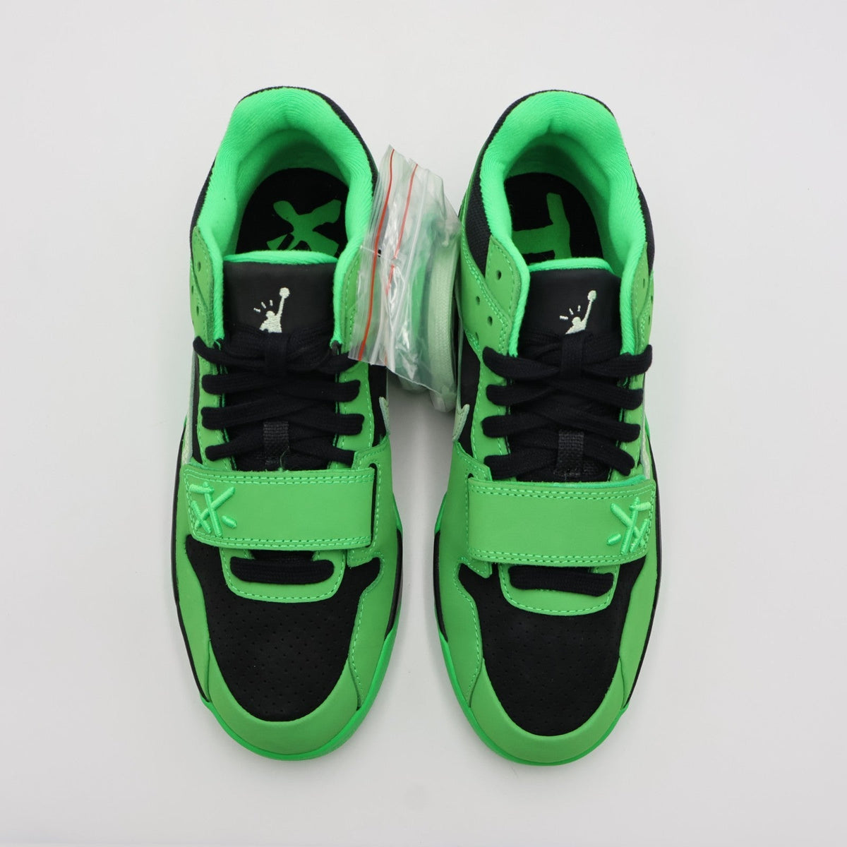 IM9113-300 Travis Scott Ã Nike Jordan Jumpman Jack CJ1 T-Rexx Green Spark(Men's)